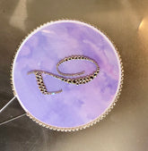 Dalmazio Design Cake Topper - 6" Round Modern Personalized Initial